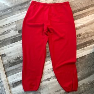 Fruit of the Loom Red Sweatpants, Size 2XL